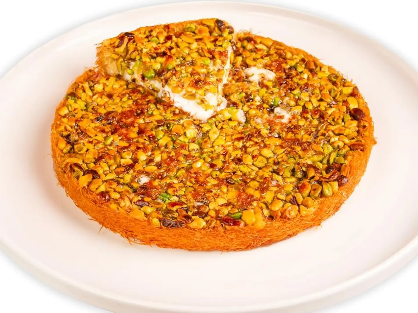 Pistachio Kunafa With Cream - Small