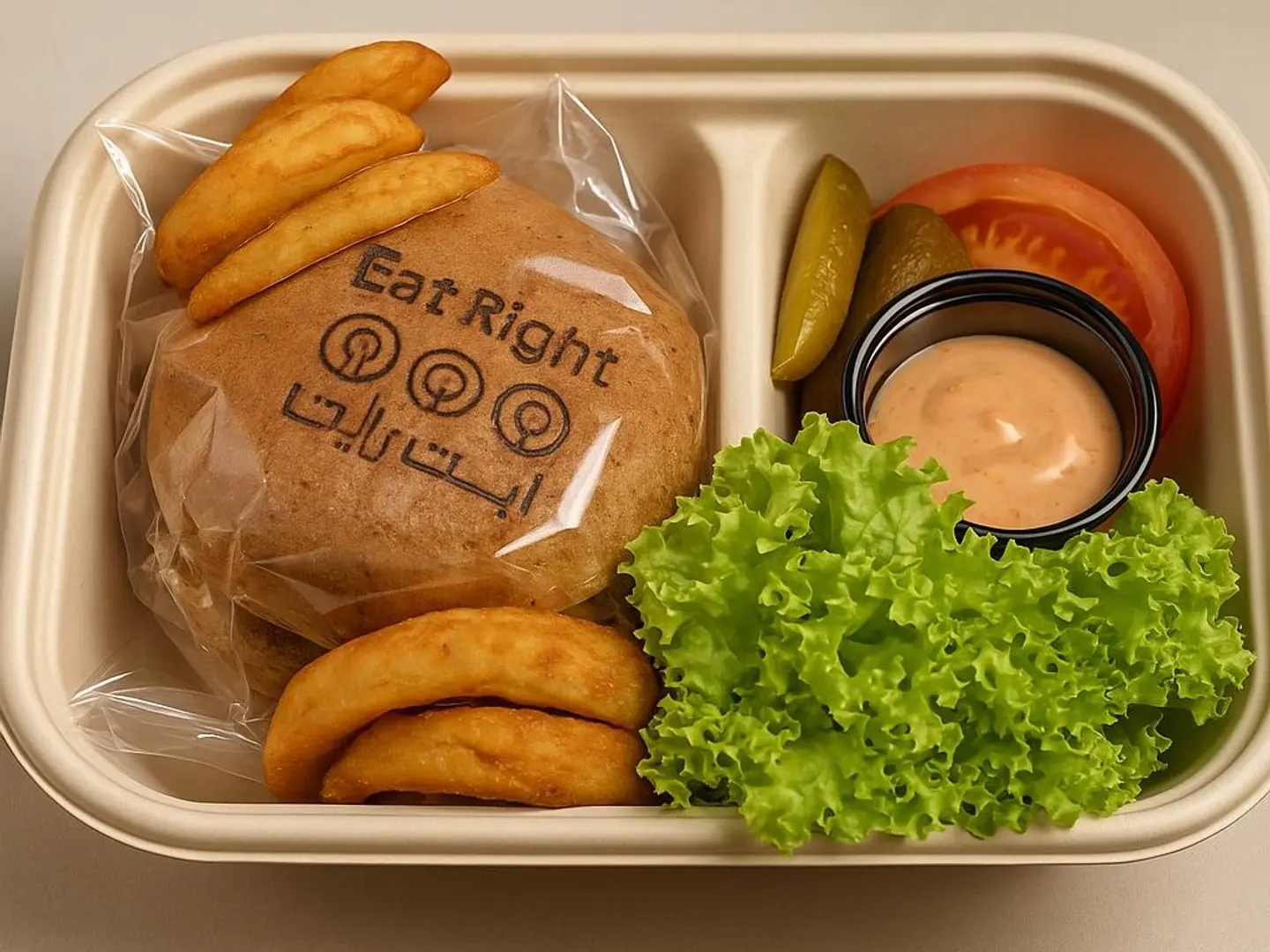 ساندوتش برجر لحم