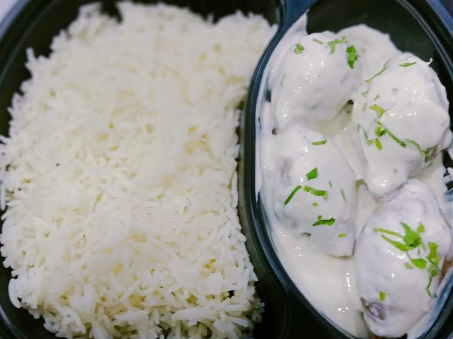 دجاج كبة باللبن