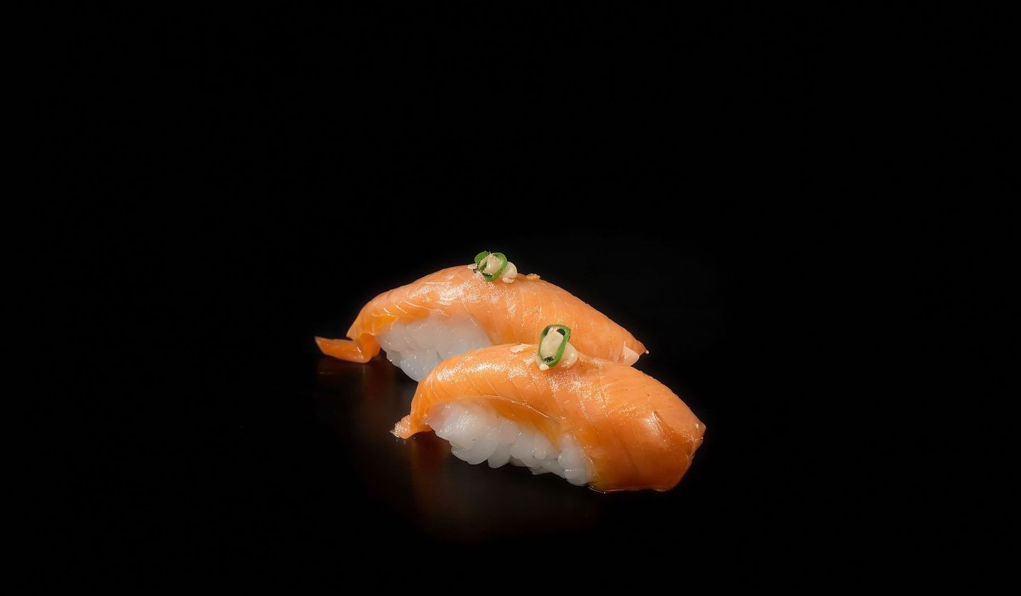 Spicy Salmon Nigiri