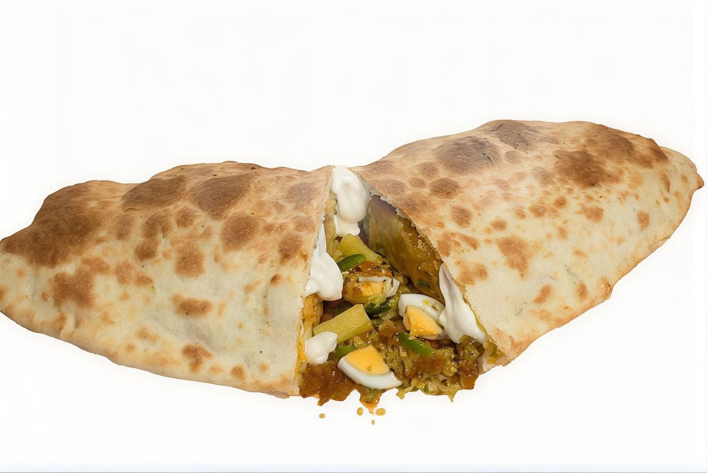 سندوتش فلافل بالفطير