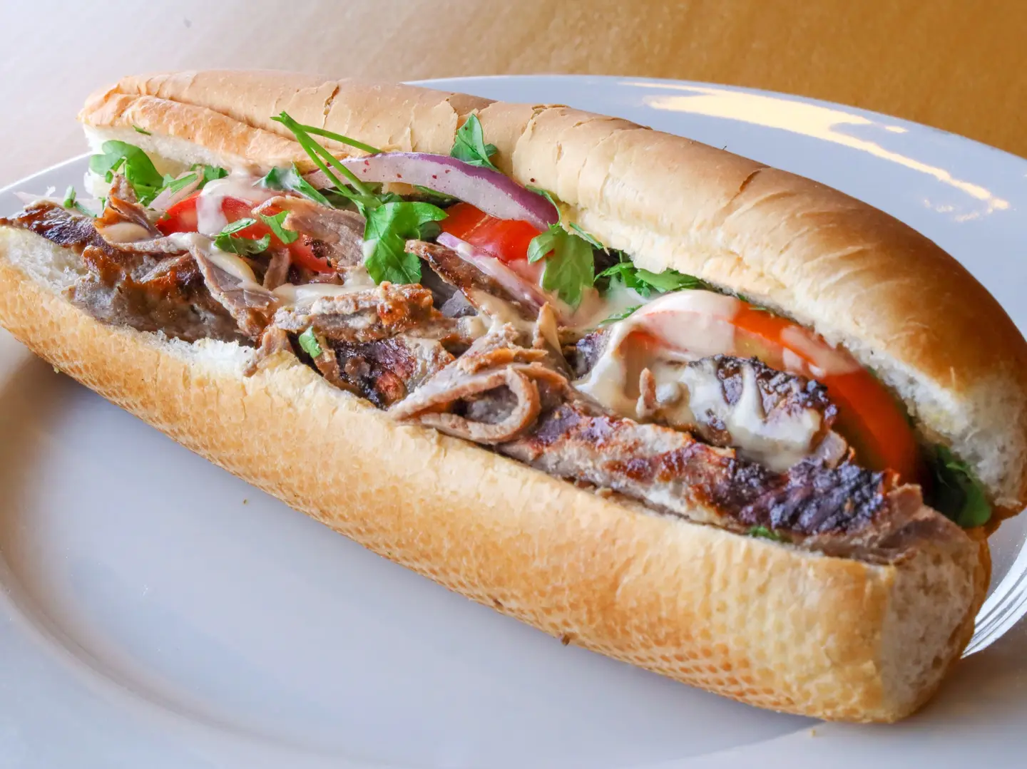 Samoli Beef Shawarma Sandwich