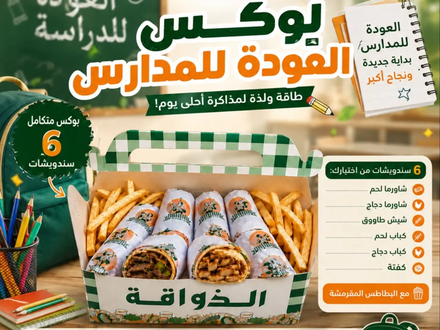 بوكس العودة للدراسة