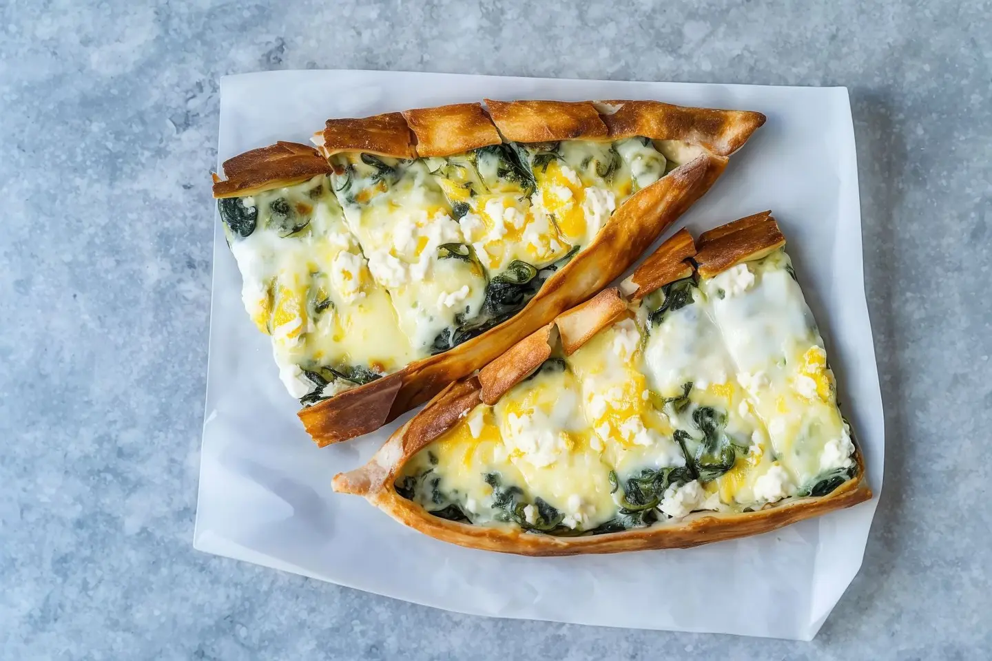 فطيرة سبانخ بالجبنة