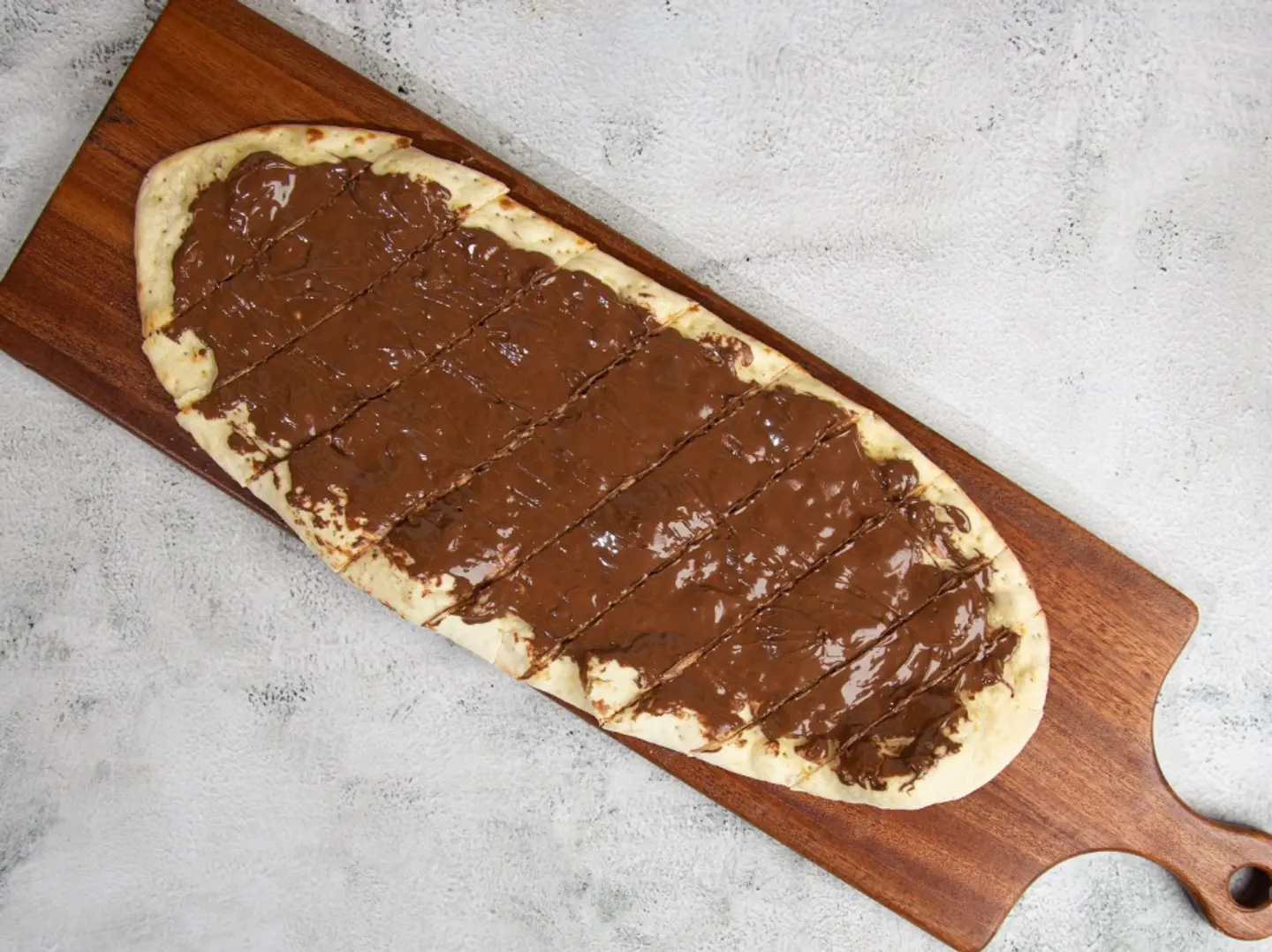 فطيرة قشطة نوتيلا