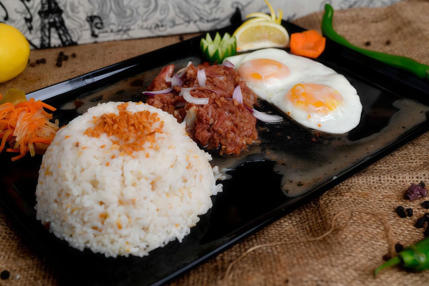 Corn Silog Platter