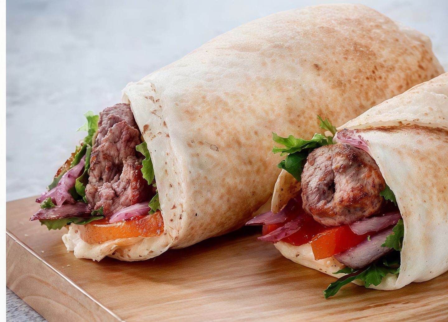 Meat Kabab Sandwich