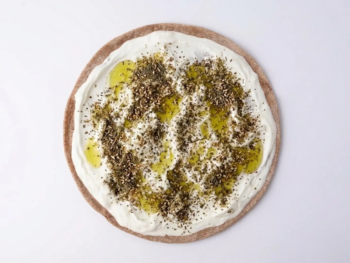 لبنة مع زعتر
