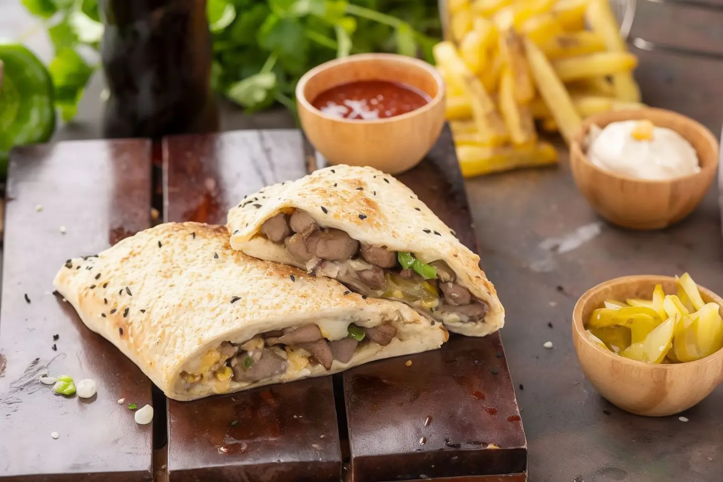 Liver Hasham Pie Meal