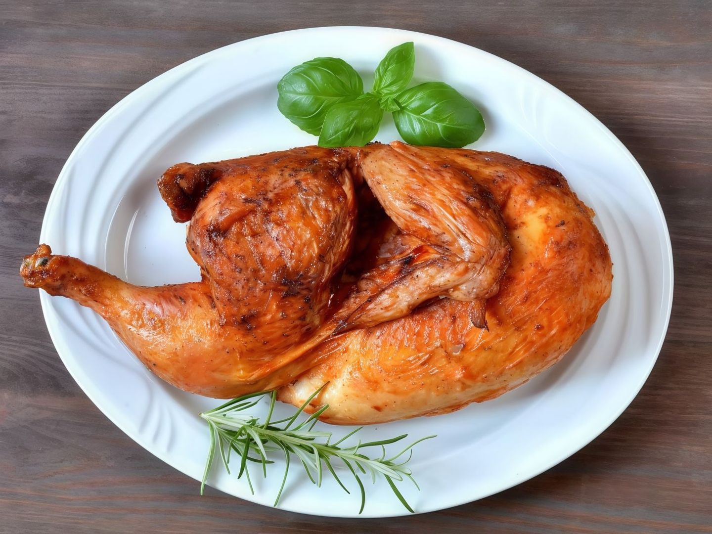 نص حبه دجاج على الفحم
