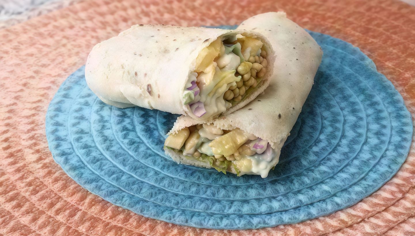 Falafel Sandwich With Chickpeas