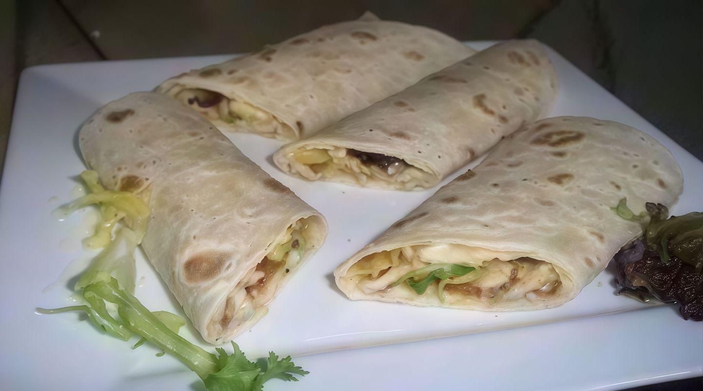 Chicken Fingars Tortilla