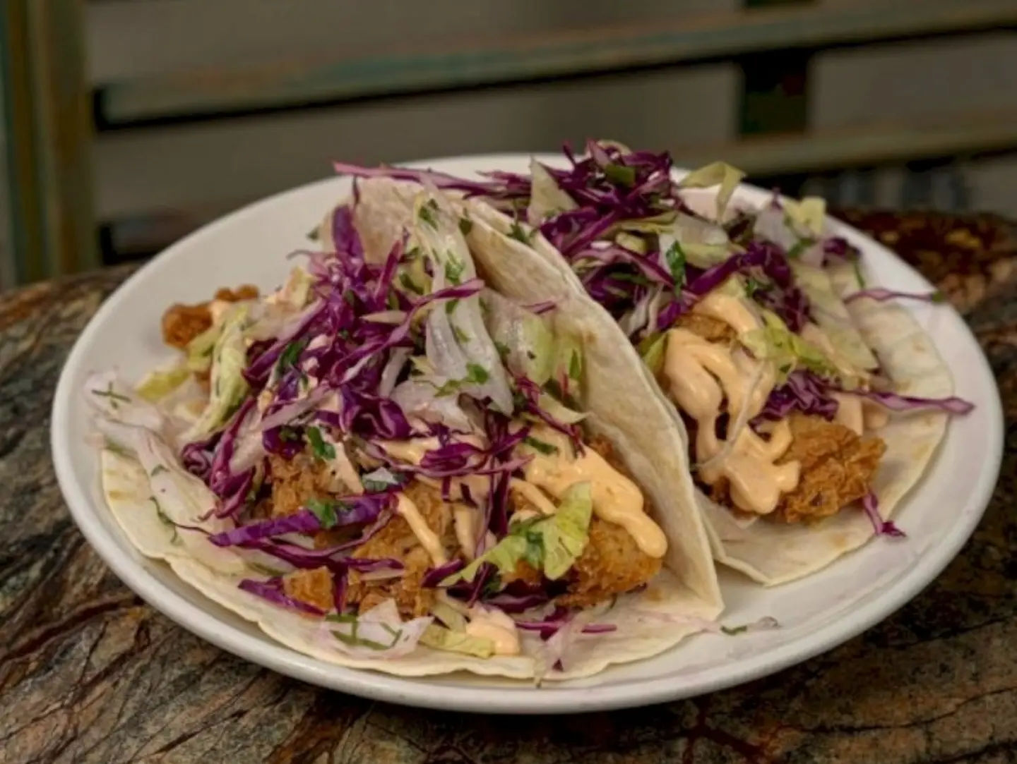 Baja Crispy Chicken Tacos