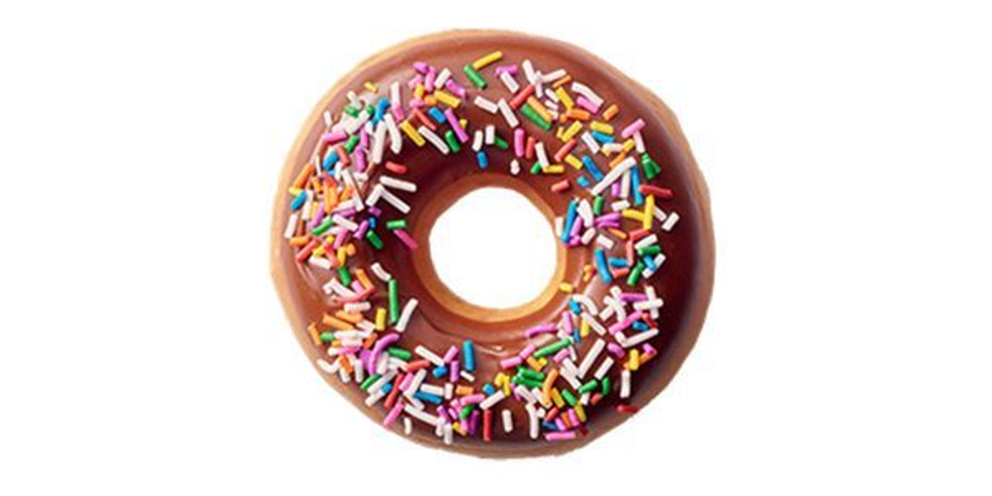 Choco Iced With Sprinkles