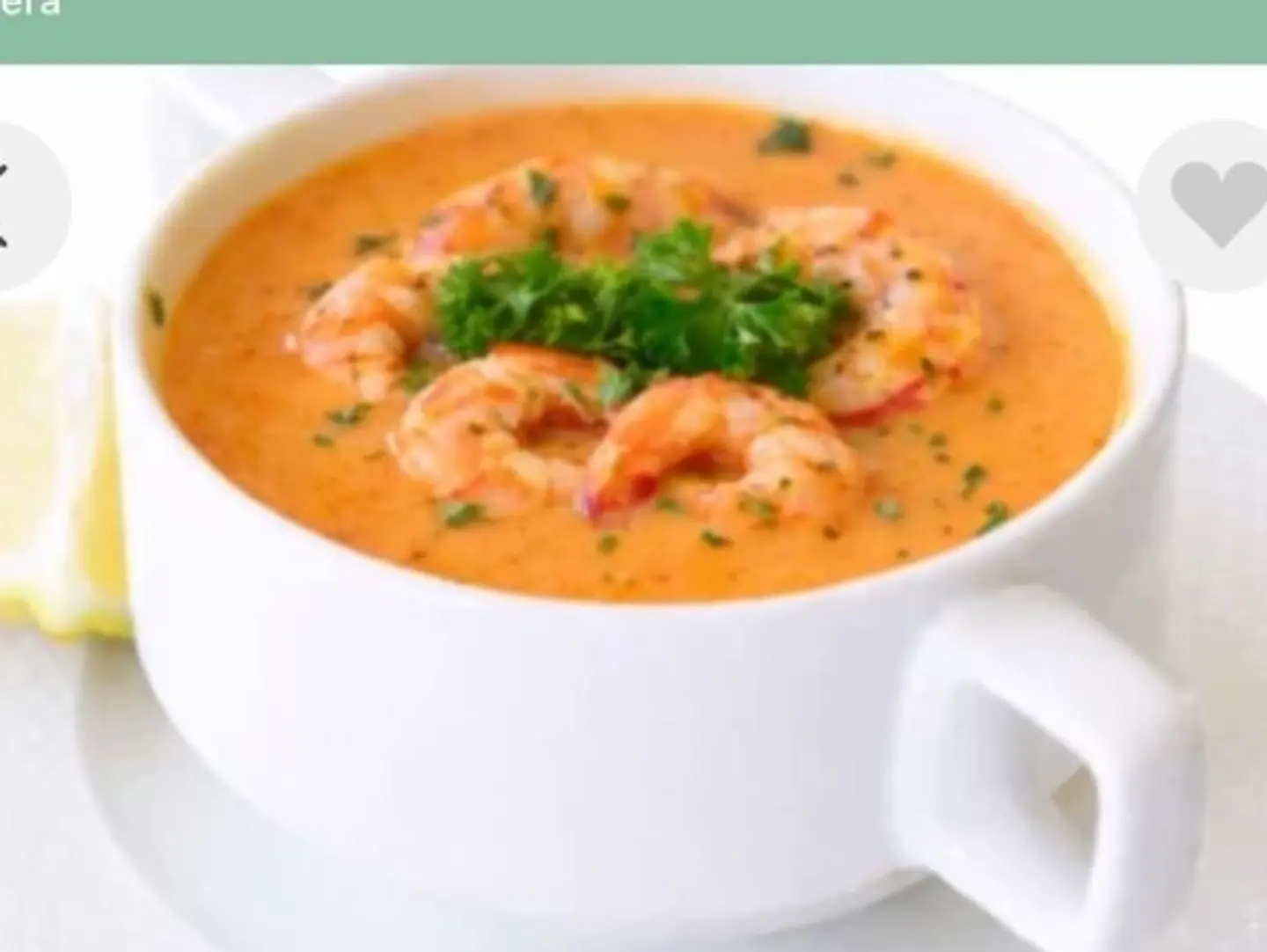 Fresh Shrimp Soup