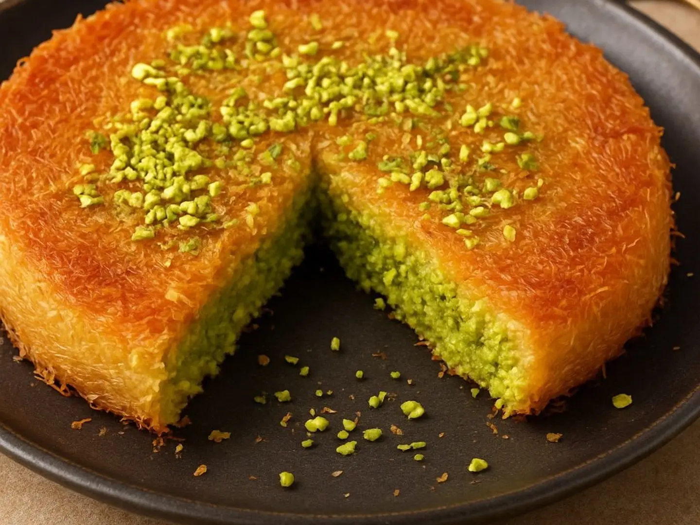 كنافة مفستقة جبن - صغير