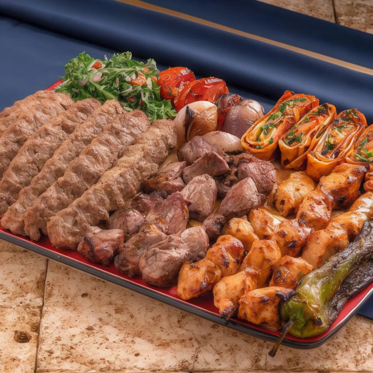 كيلو مشاوي مشكل