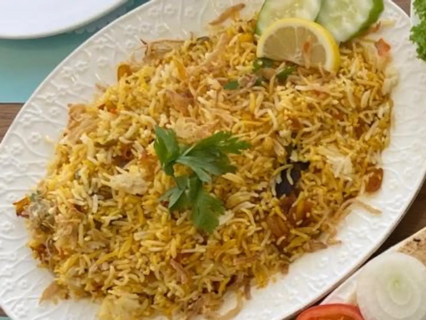 صحن برياني دجاج