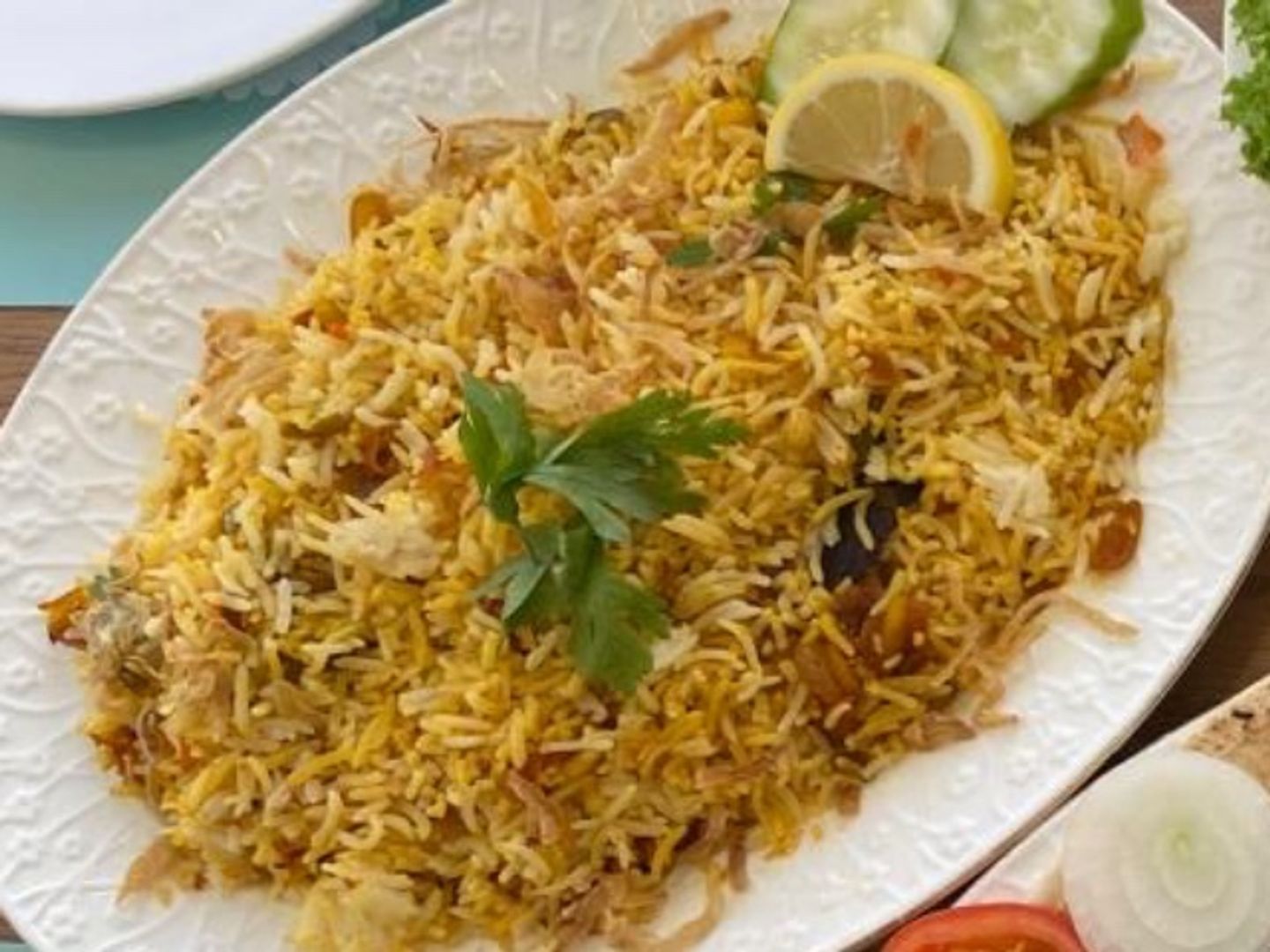صحن برياني دجاج