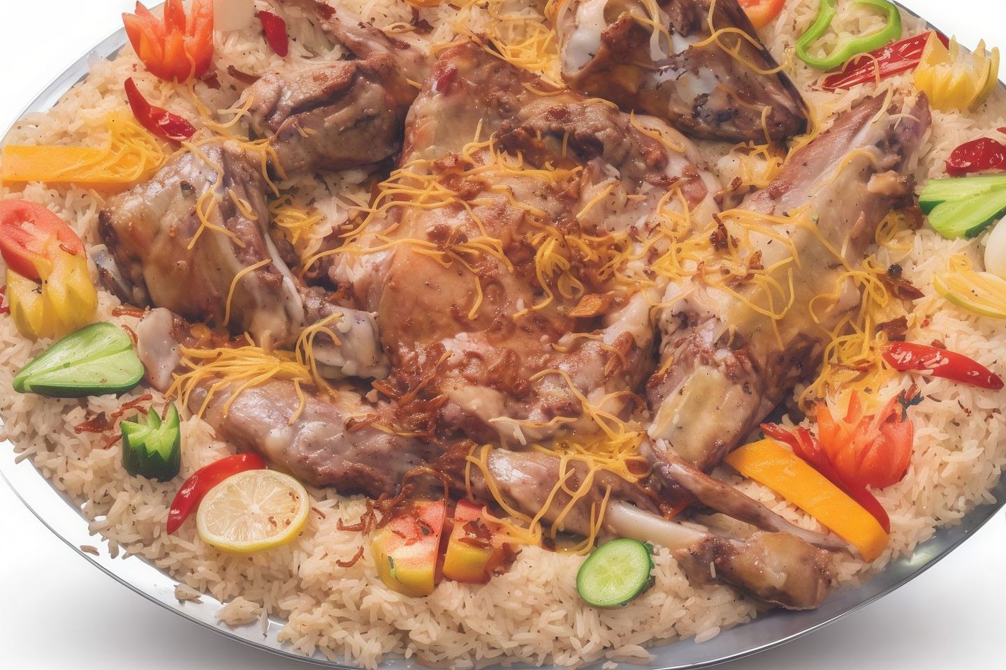 لحم حنيذ مثلوثه