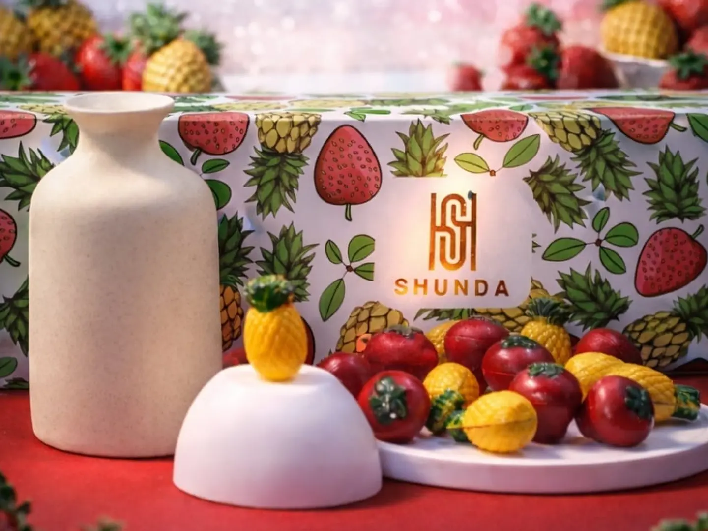 Shunda Chocolate Strawberry And Pineapple