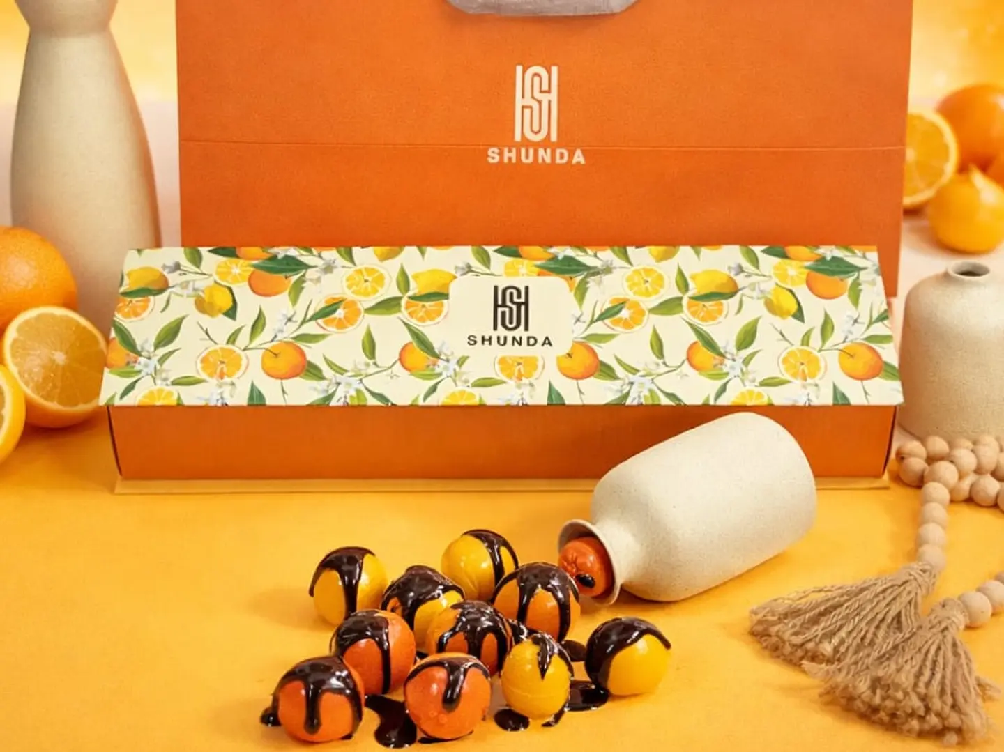 شوندا شوكولاتة ليمون برتقال