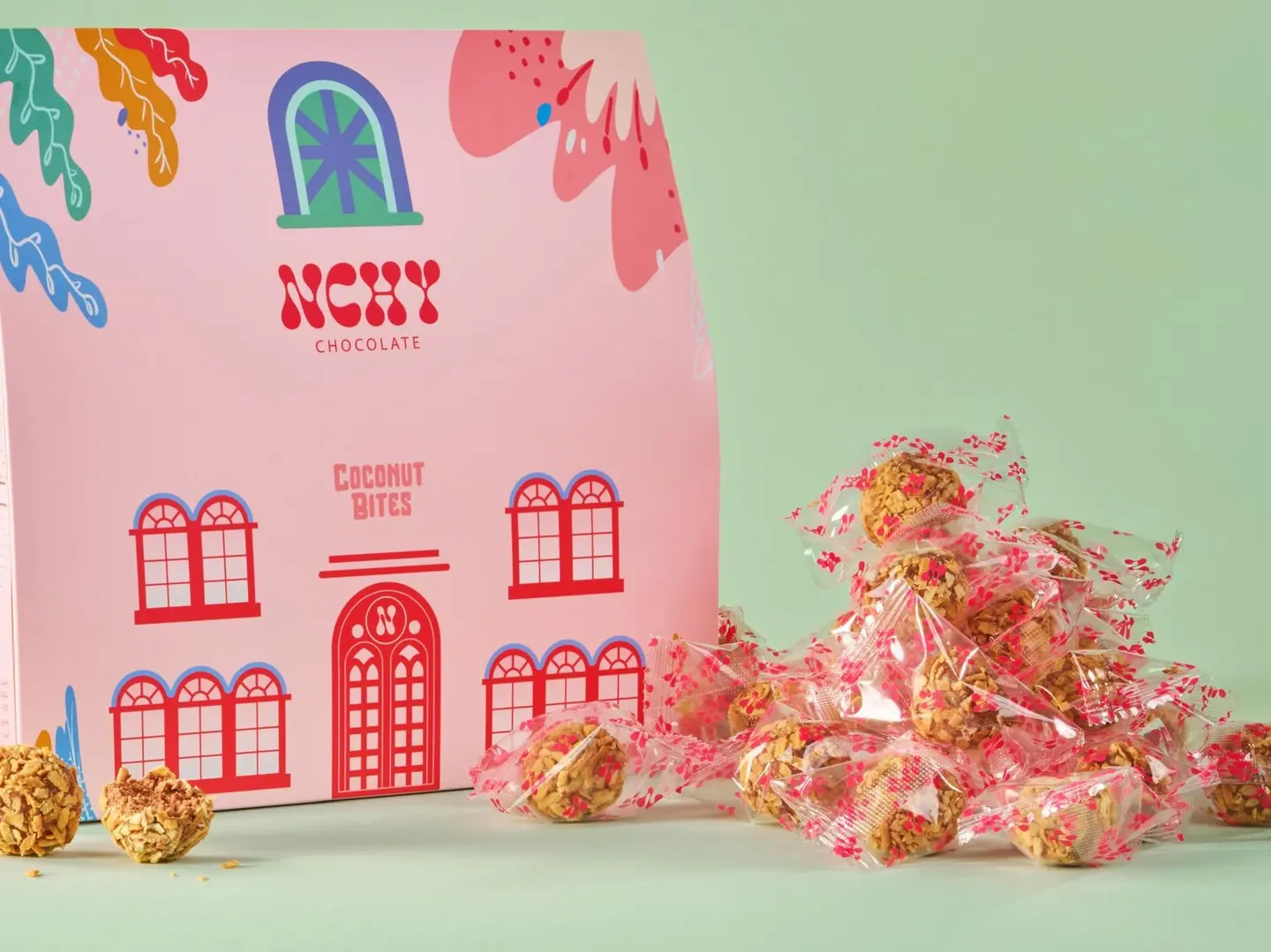 نشي شوكولاتة جوز الهند