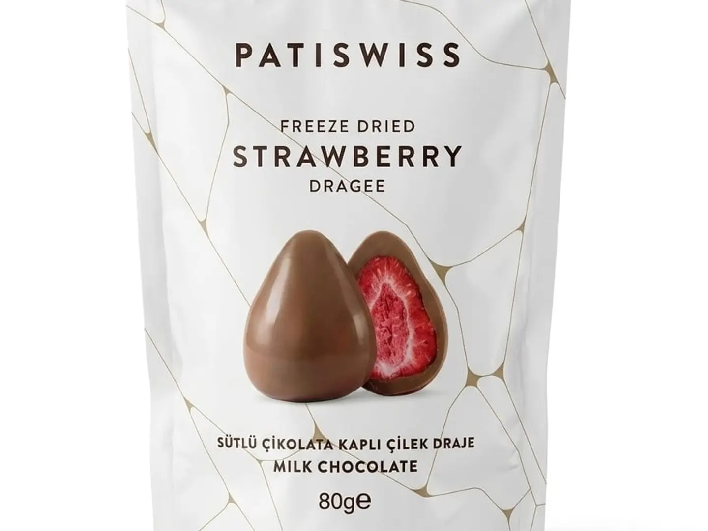 Patiswiss Freeze Dried Strawberry Dragee
