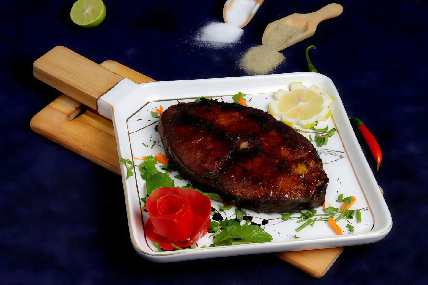 سمك كنعد قطعة