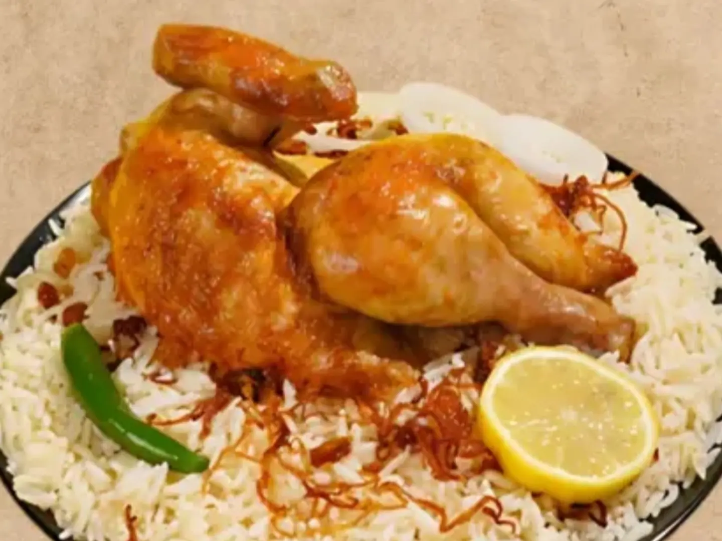 Biryani Rice, Grilled Chiken