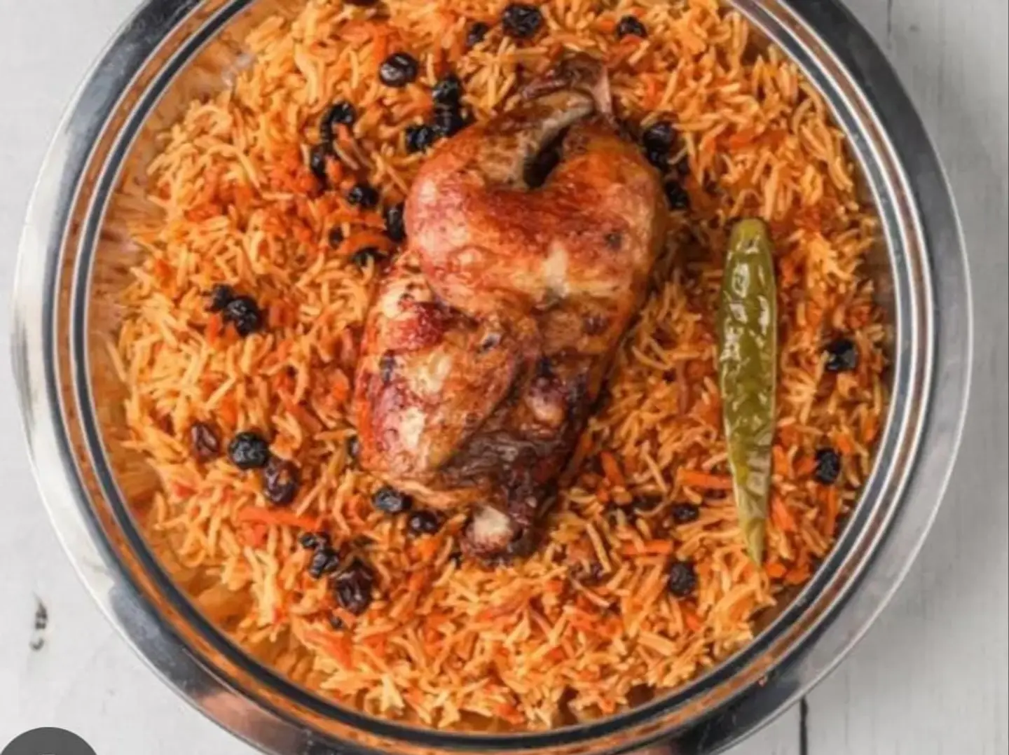 Spiced Rice, Half Grilled