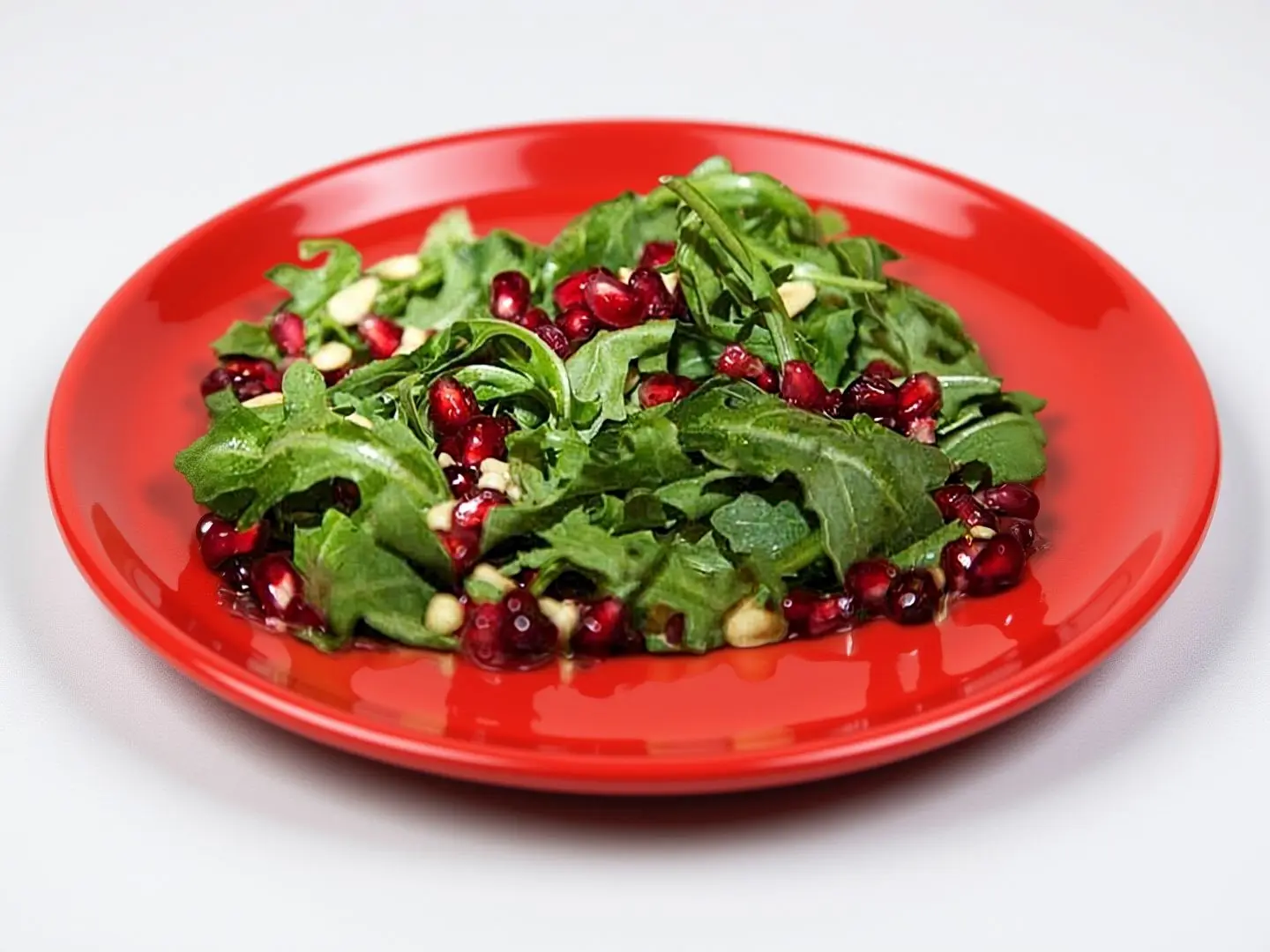 سلطة جرجير بالرمان