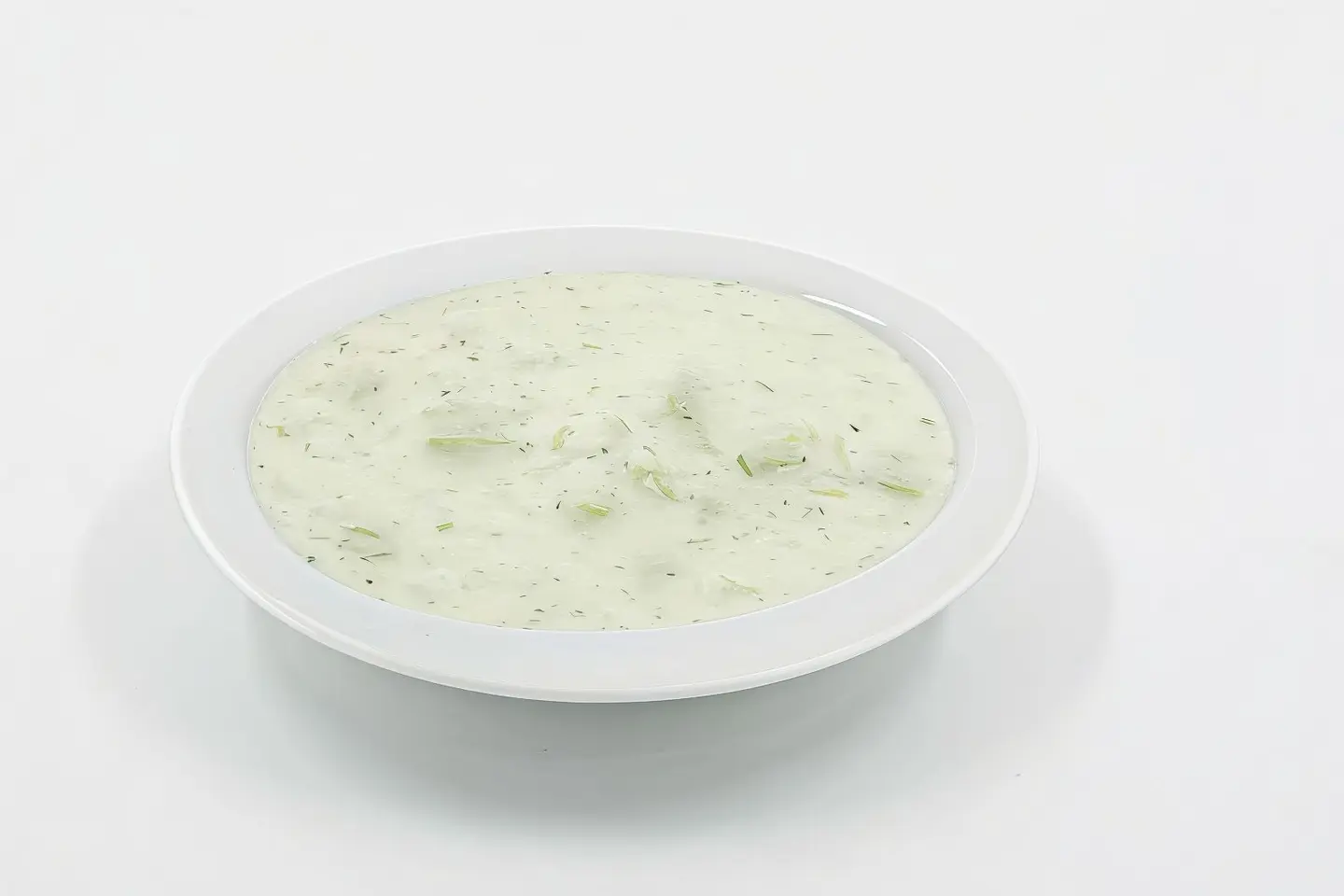 سلطه خيار باللبن