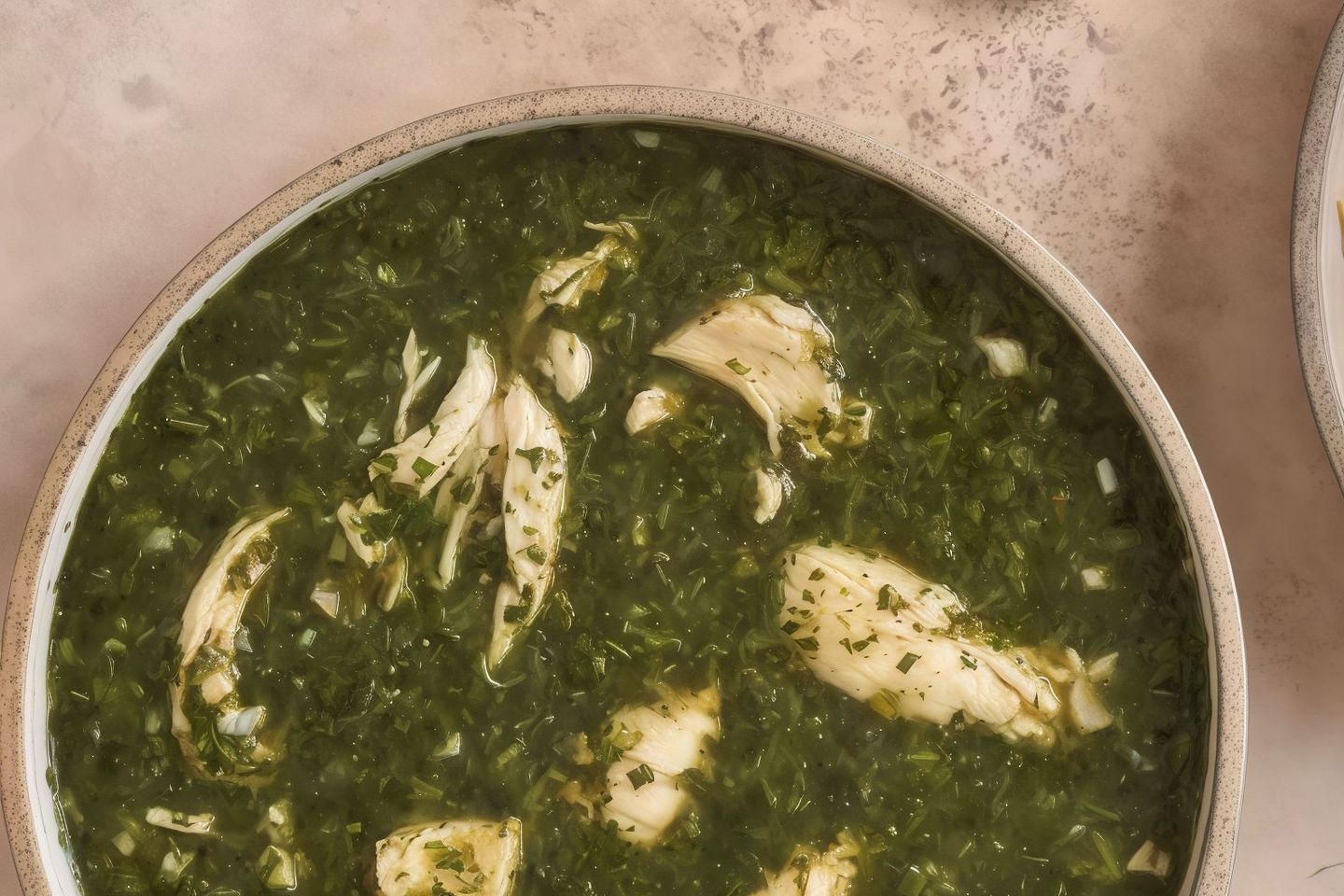 Maghs Molokhia With Chicken