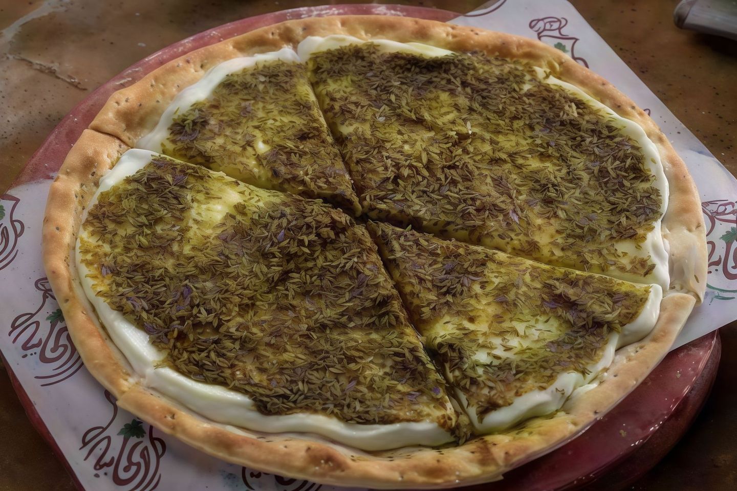 لبنة بالزعتر
