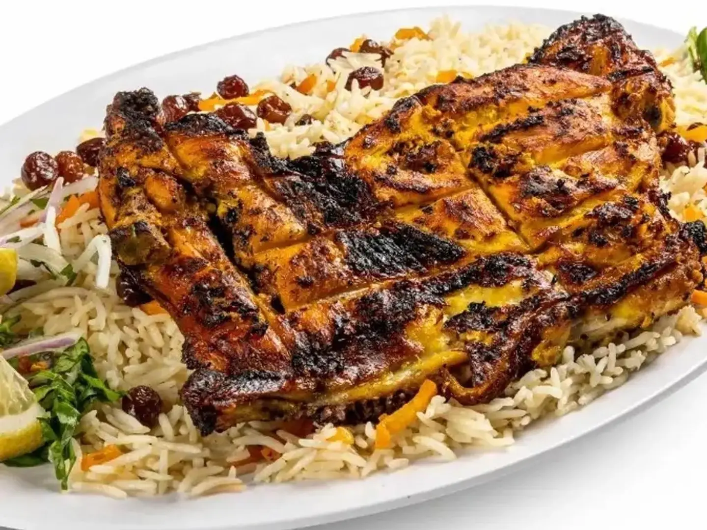 نص حبه ع الفحم مع الرز