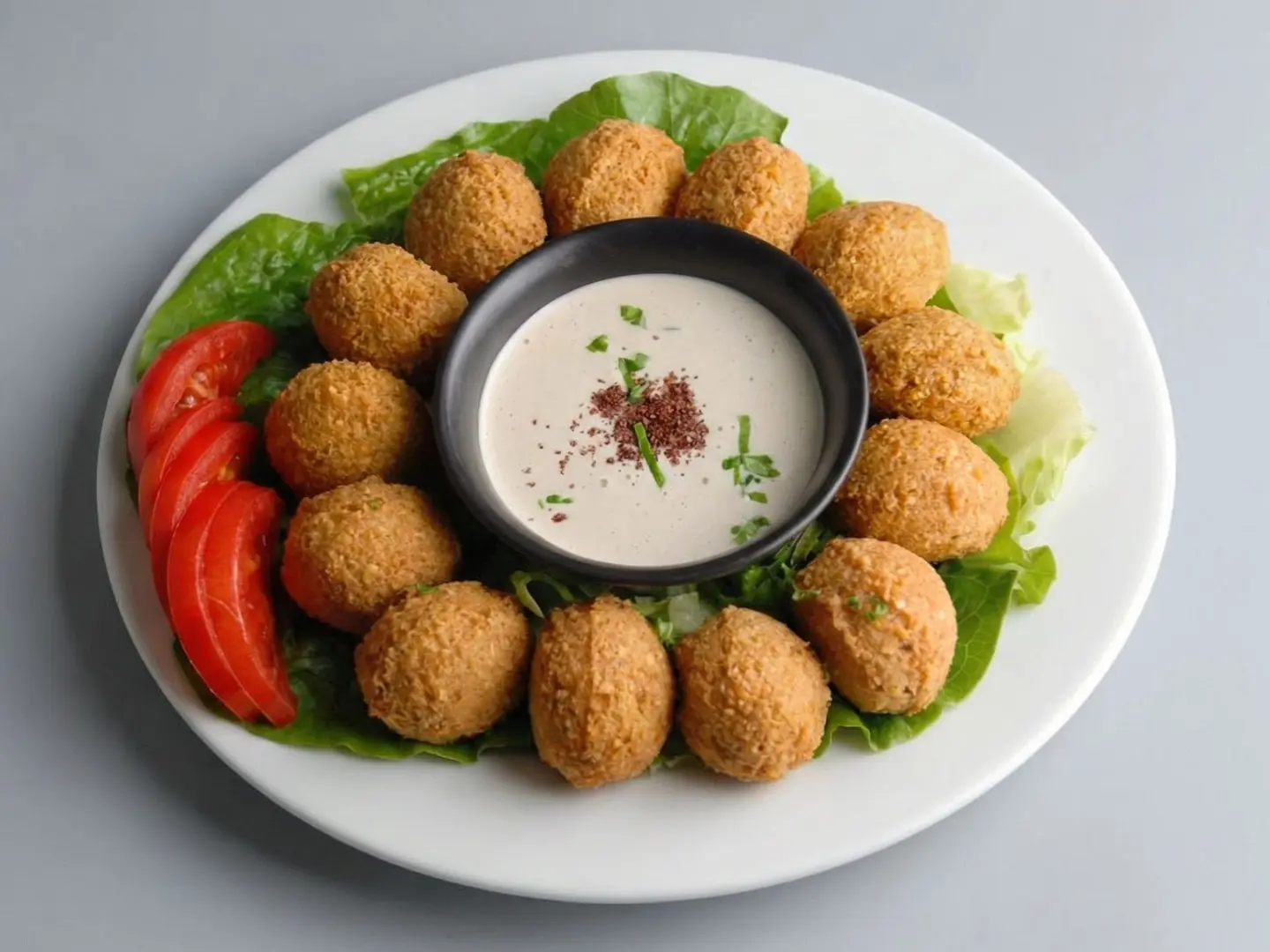 طبق الفلافل