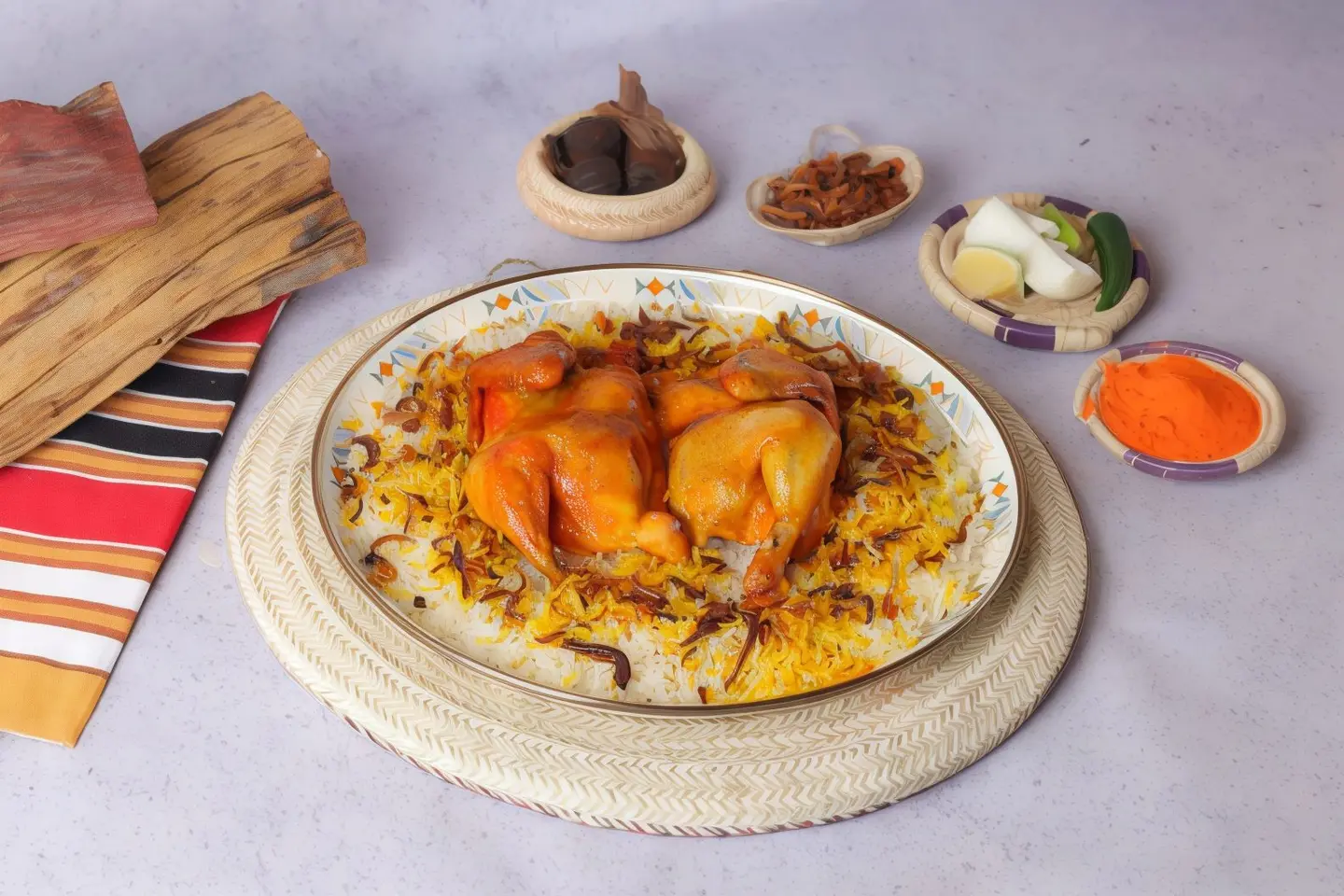 Half A Piece Of Chicken Mandi