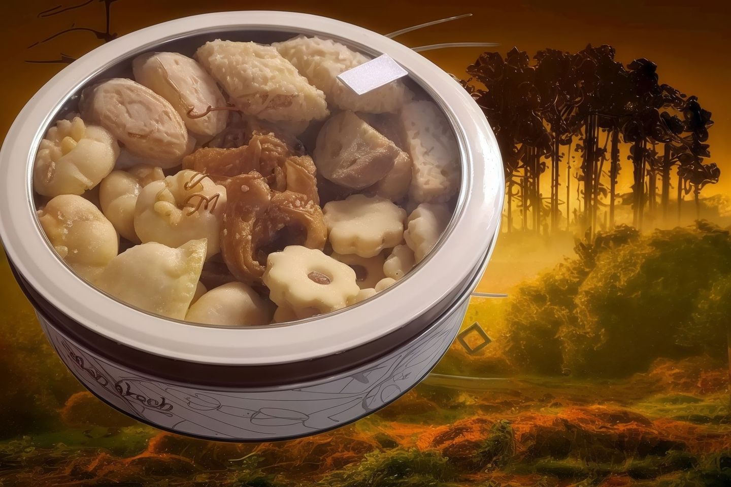 علبة حلويات مغربية ملكية