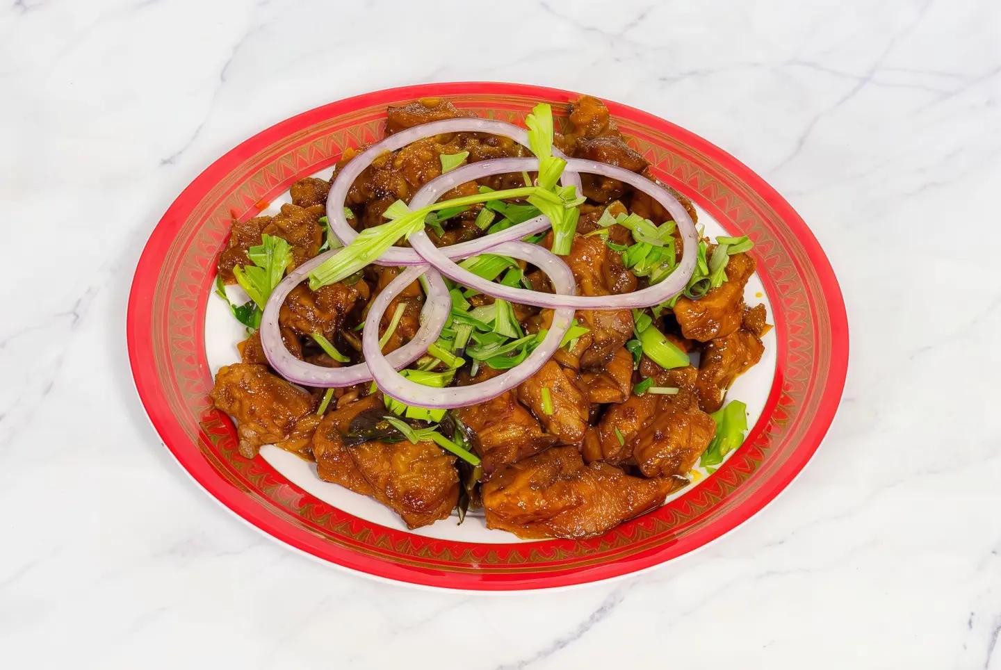 Stir Fried Lamb With Scallions