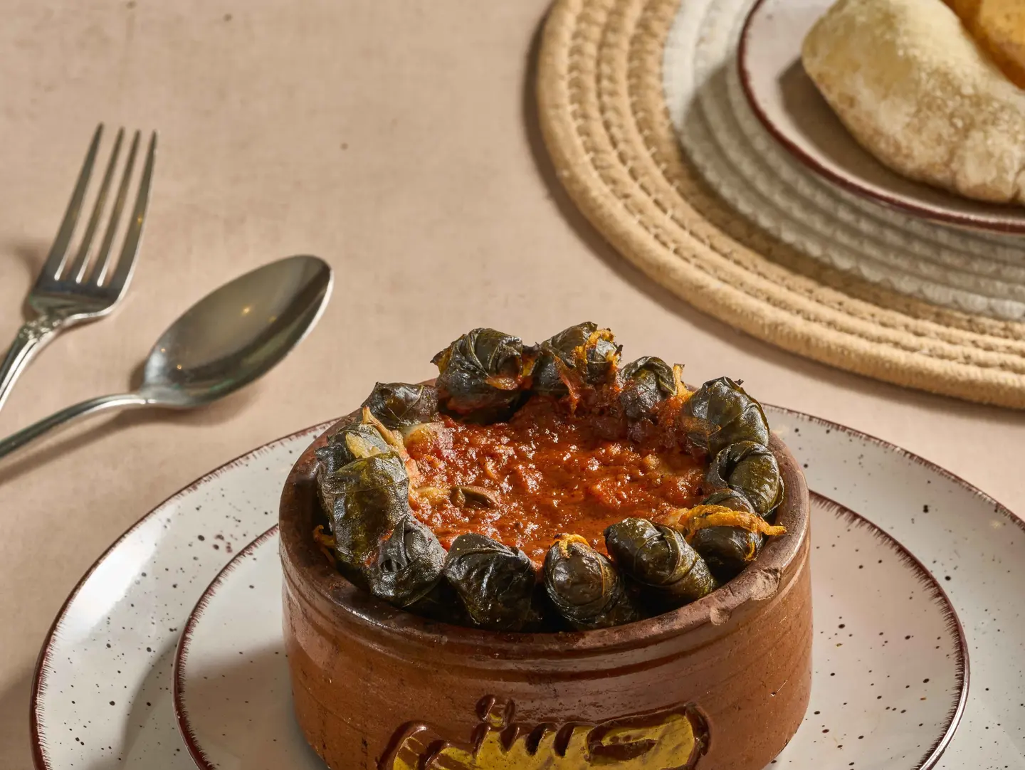 Grape Leaves With Kawarie Tajen