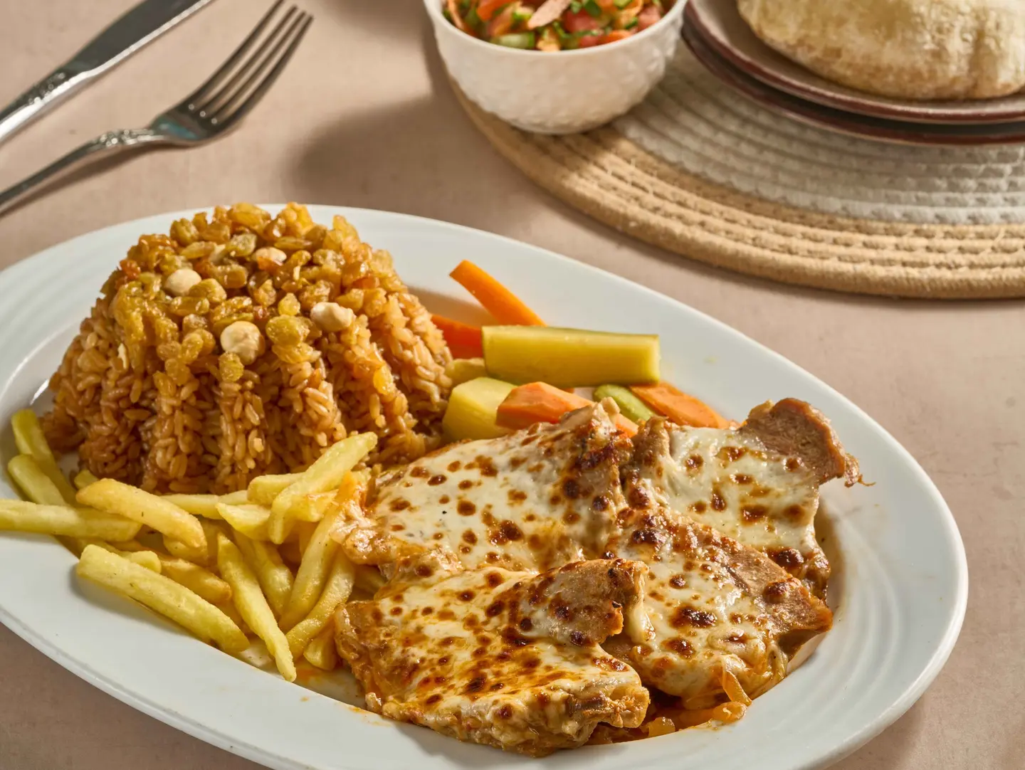 Veal Shanks With Rice With Mixer
