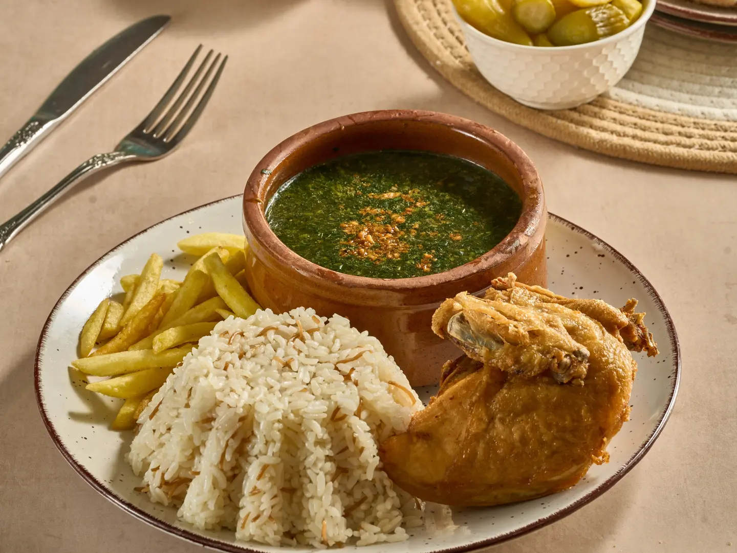 Molokhiya With Chicken