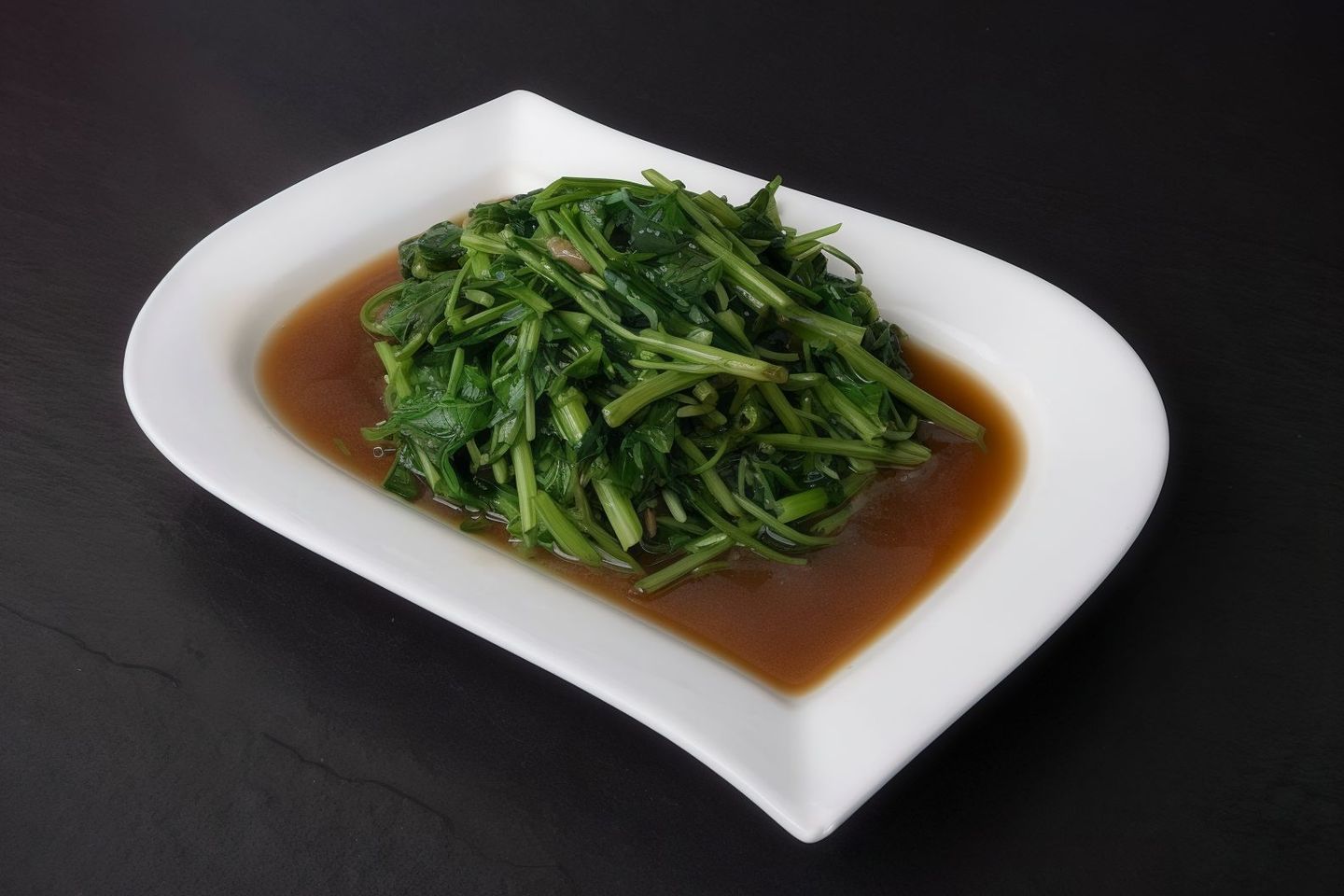 Kang Kong With Oyster Sauce