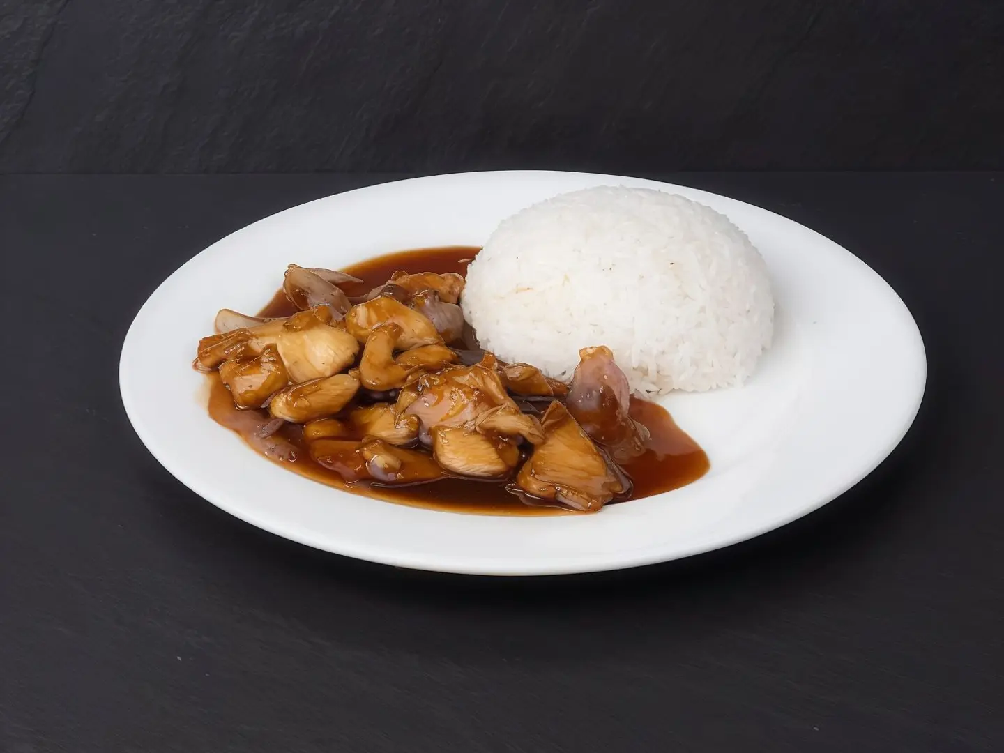 دجاج ترياكي مع الأرز