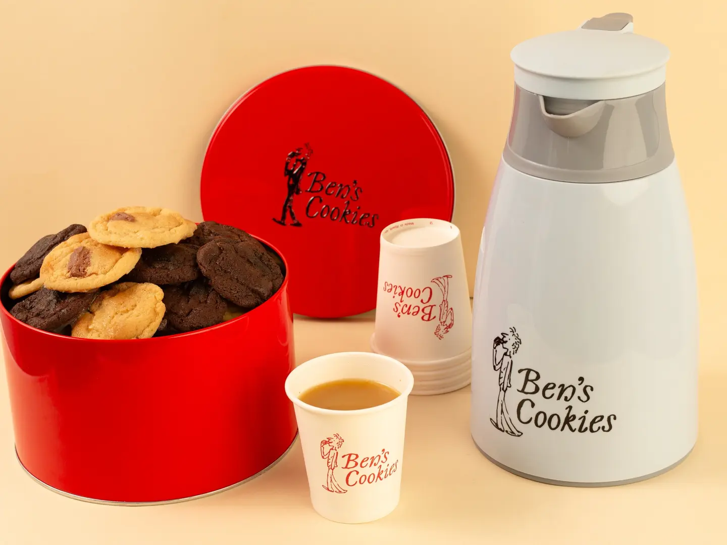 ترمس قهوة سعودية و بايت كوكيز 40 حبة