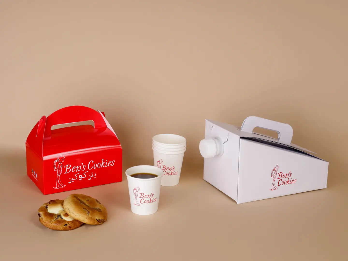 بوكس قهوة بلاك و بوكس 7 حبة كوكيز