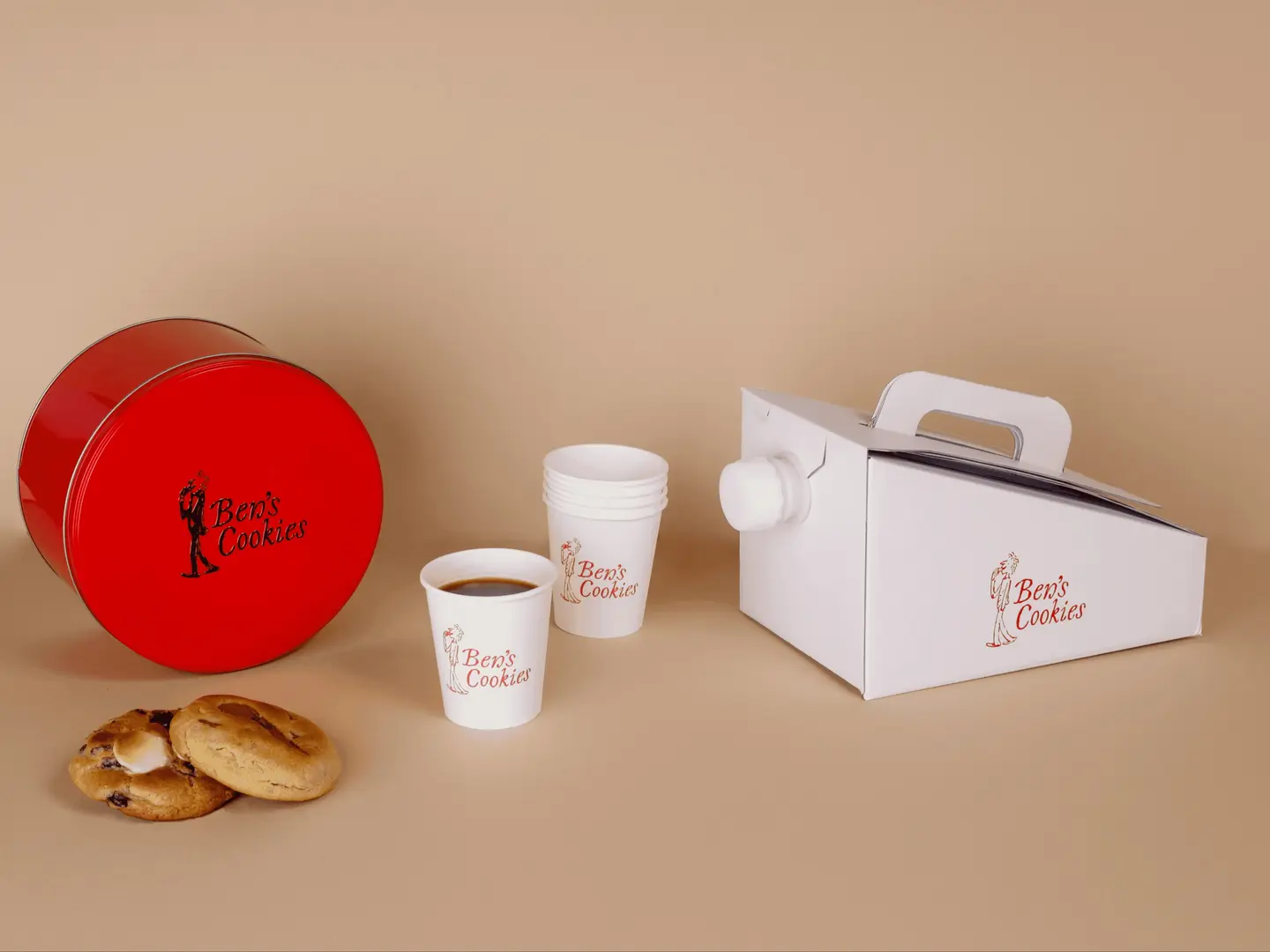 بوكس قهوة بلاك و علبة معدنية 8 حبات