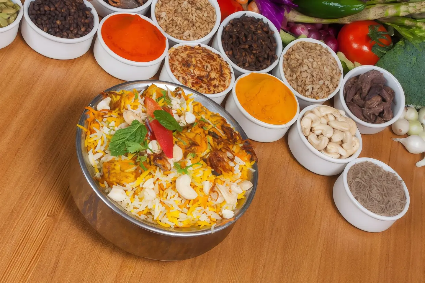 Kashmiri Chicken Biryani