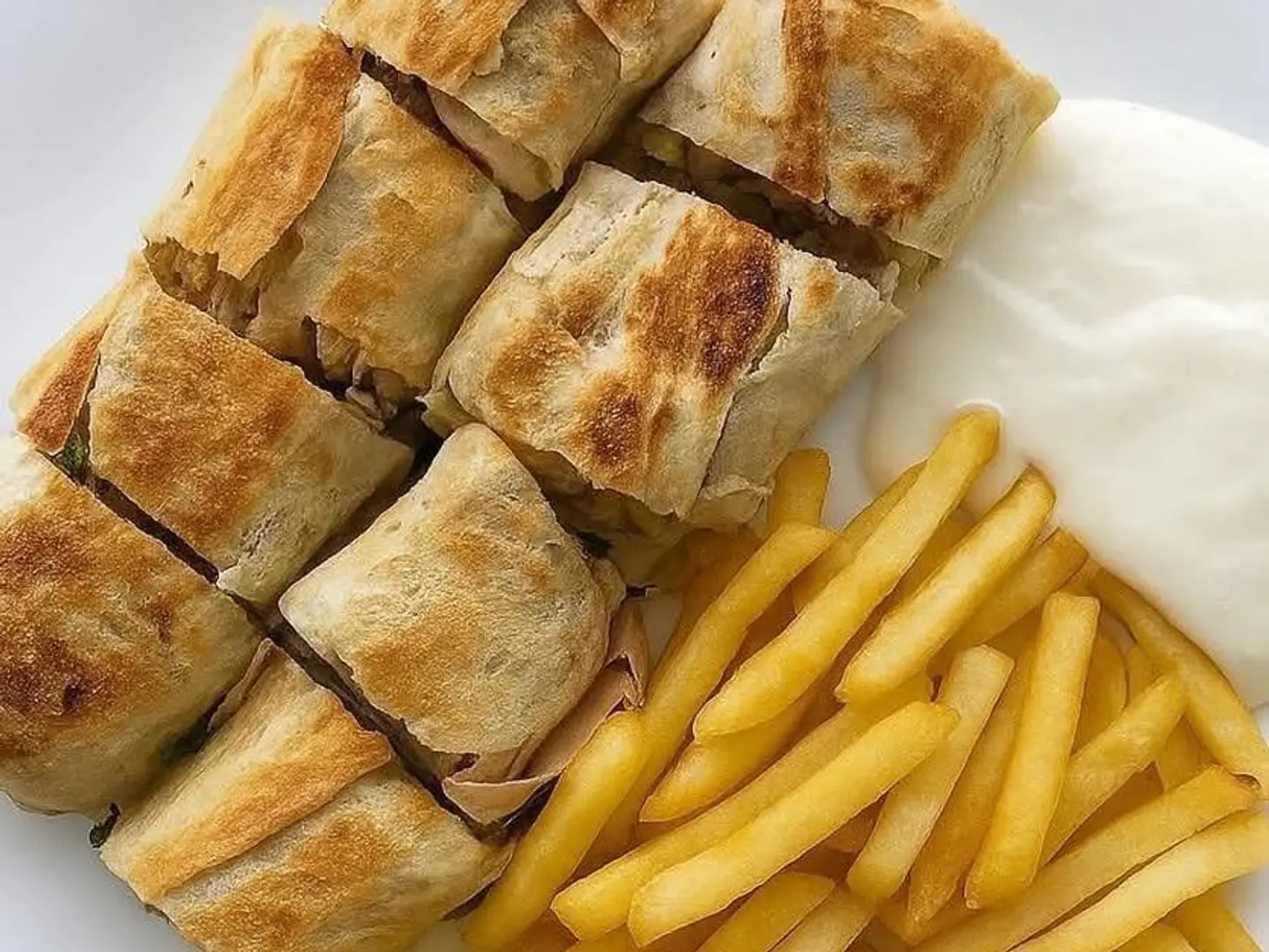 Small Arabic Meat Shawarma Plate